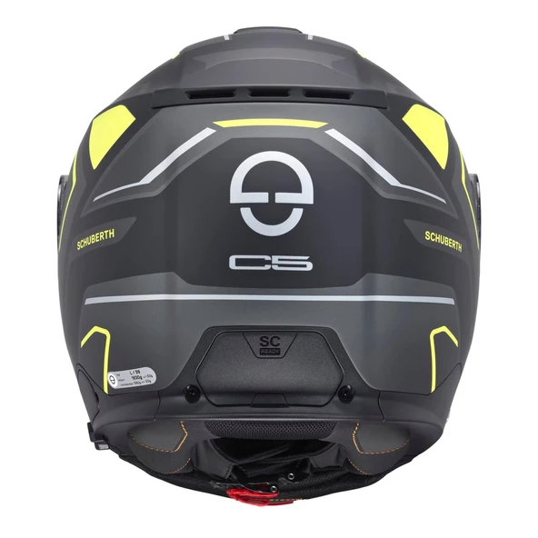 Schuberth C5 Omega Yellow - Resim 4