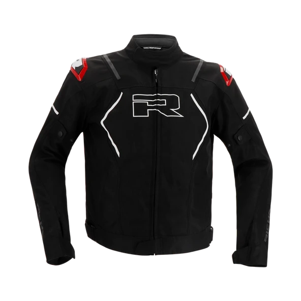 RICHA VENDETTA MESH MOTOSİKLET KORUMALI MONT SİYAH KIRMIZI - Resim 3