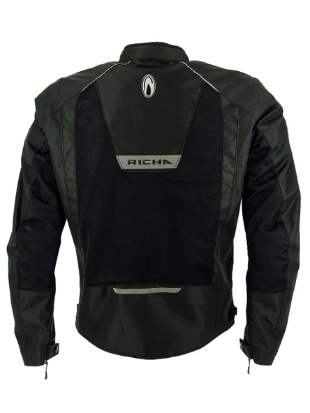 RICHA AIRBENDER MOTOSİKLET FİLELİ YAZLIK MONT SİYAH - Resim 2