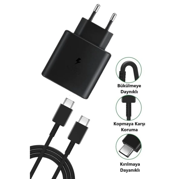 BUFFER® 65W Hızlı Şarj Edebilen TYPE C uçlu Şarj Aleti - 7