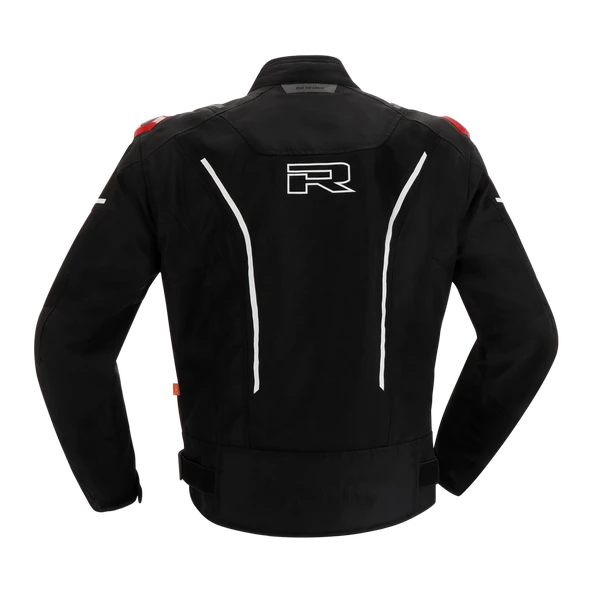 RICHA VENDETTA MESH MOTOSİKLET KORUMALI MONT SİYAH KIRMIZI - Resim 2