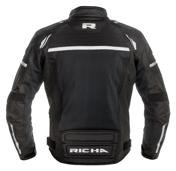 RICHA AIRSTREAM-X MOTOSİKLET SU GEÇİRMEZ TEKSTİL MONT SİYAH - Resim 2