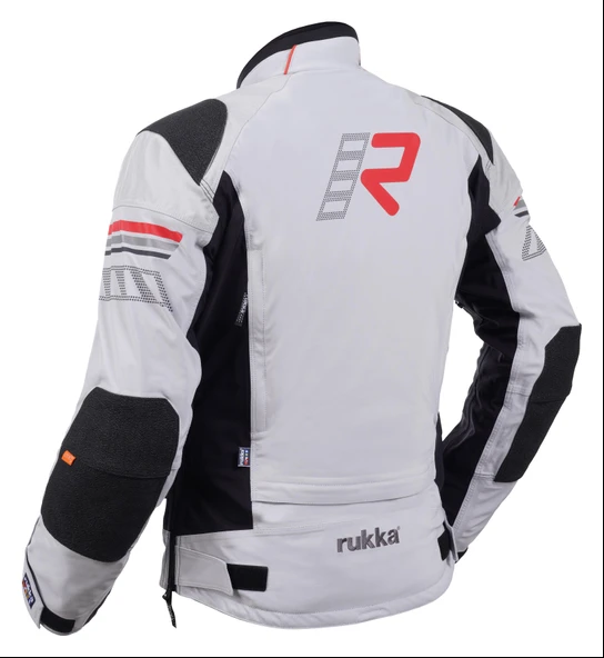 Rukka Armatou-R Motosiklet Ceketi Gri Kırmızı - Resim 2