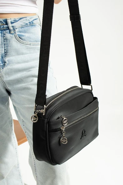 Kadın Postacı Çanta 23*18 Cm Çapraz Askılı Omuz Çantası Mega Bag Günlük Kullanıma Uygun - Resim 8