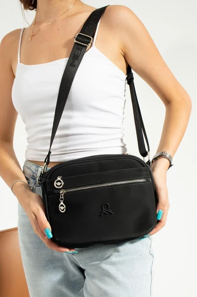 Kadın Postacı Çanta 23*18 Cm Çapraz Askılı Omuz Çantası Mega Bag Günlük Kullanıma Uygun - Resim 7