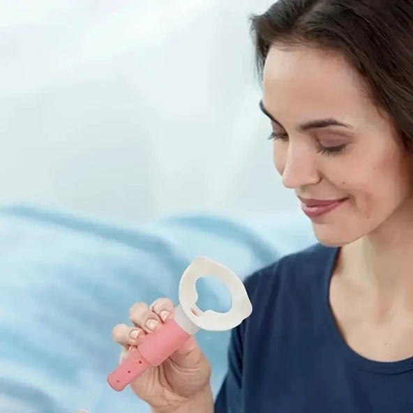 BUFFER® Taşınabilir Karın Kası Çalıştırıcı Solunum Egzersiz Eğitmeni Nefes Egzersiz Aparatı - 2