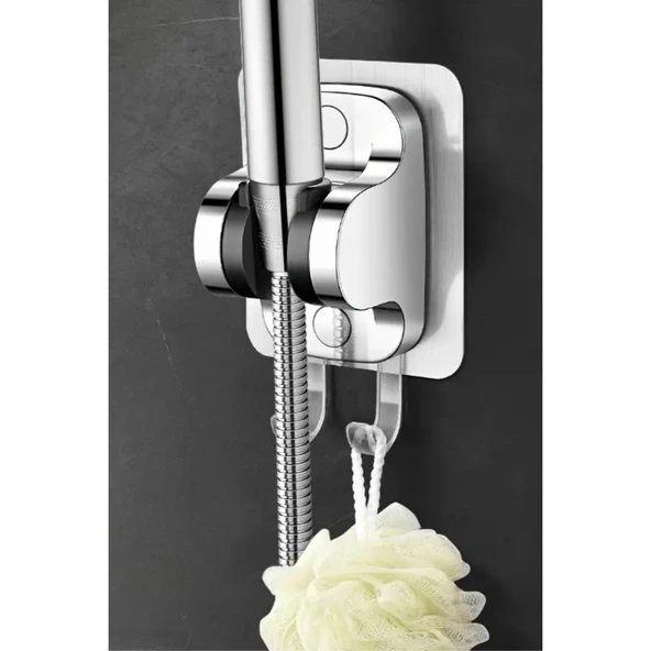 BUFFER® Kendiliğinden Güçlü Yapışkanlı Askılı Duş Başlık Tutucu - 7
