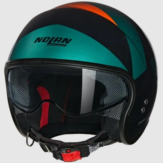 NOLAN N21 06 TANGENTE 347 GÜNEŞ CAMLI YARIM KASK - Resim 7