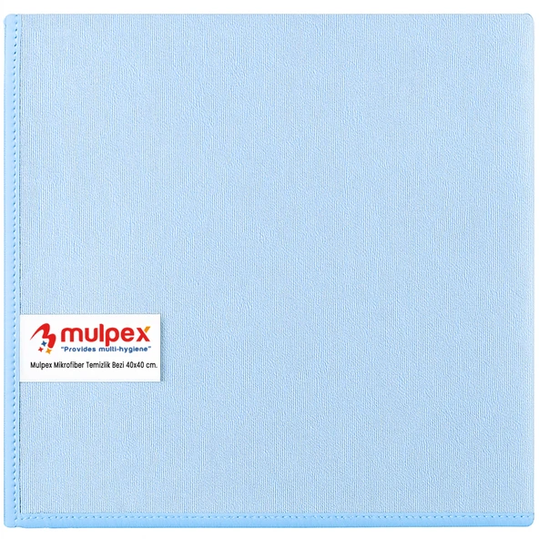 Mulpex Mikrofiber Temizlik Bezi 10 Adet - 40x40 cm, 375 GSM, Parlak Dokulu, 60 gr ±2, Yüksek Emici, İz Bırakmaz - Resim 9