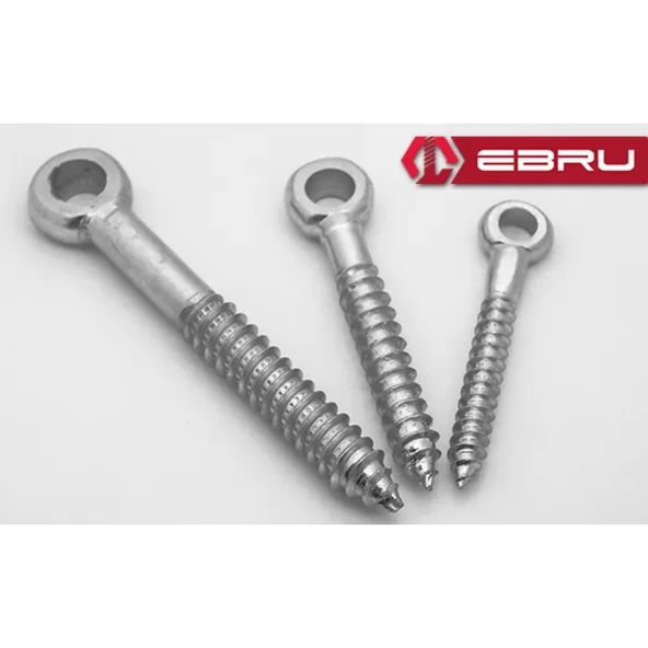 Delikli, Gözlü Vida 6 - 5 Adet