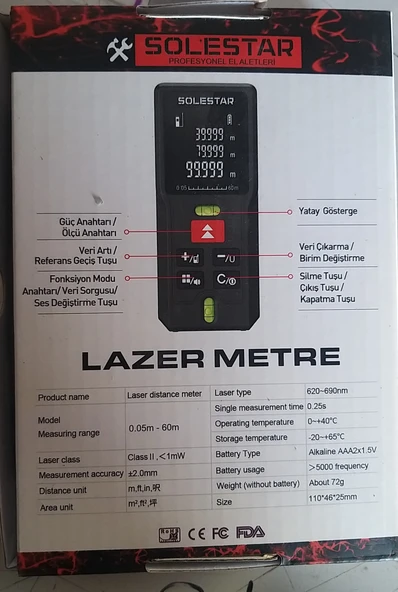 60 Metre Lazer Mesafe Ölçer - 2