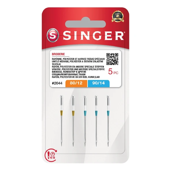 Nakış İğnesi Karışık (3X12, 2X14 No.)