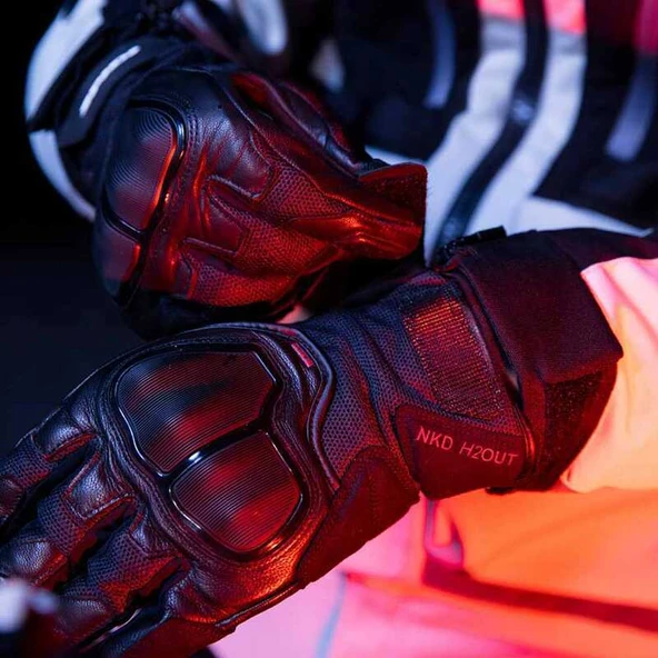 SPIDI NKD H2OUT ELDİVEN SİYAH - Resim 3