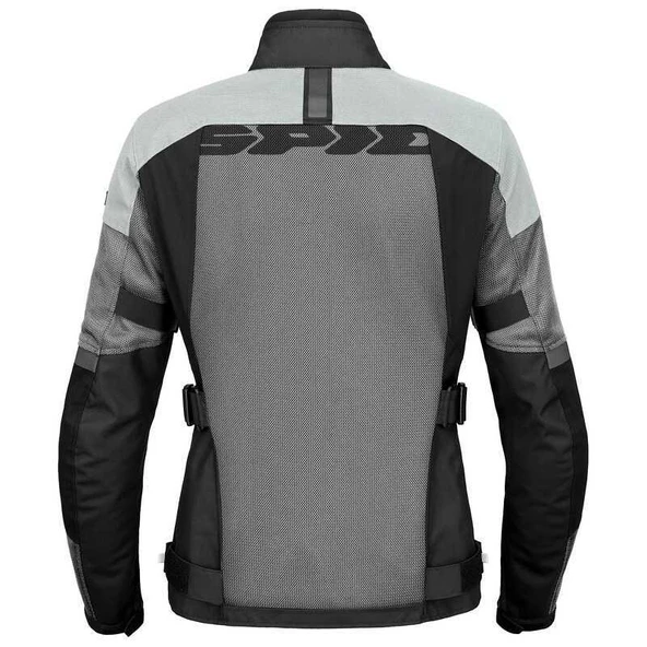 SPIDI TOUR NET LADY TEX CEKET SİYAH BEYAZ - Resim 2