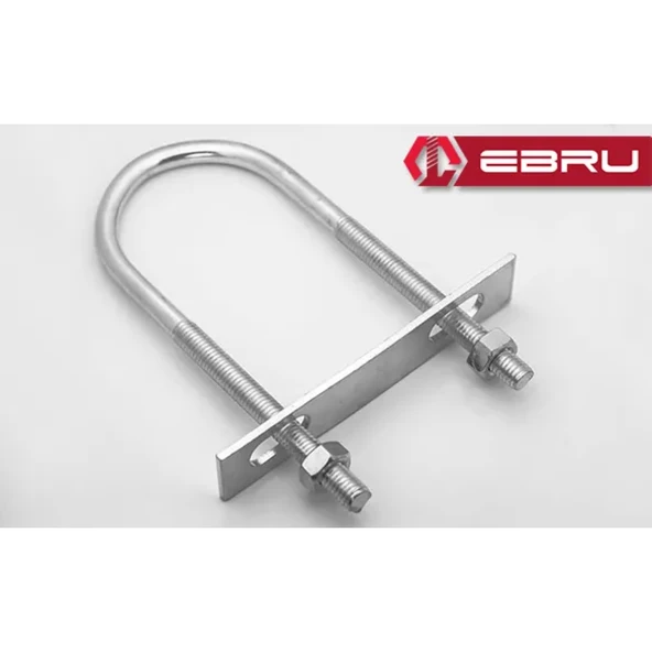 U Civata, Karşılık Demiri + Somunlu - M8x35 - 2 Set ürün görseli