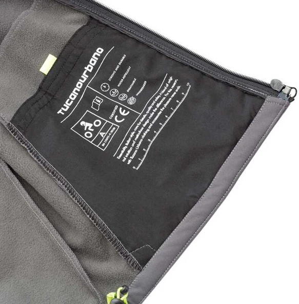 TUCANO URBANO OVETTO CE SHOFTSHELL CEKET GRİ - Resim 5