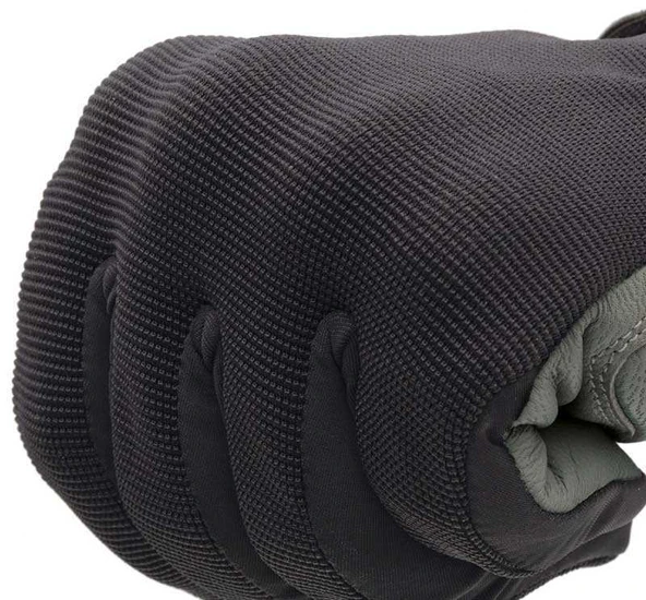 TUCANO URBANO GUANTI EDEN LADY YAZLIK DERİ ELDİVEN SİYAH GRİ - Resim 5