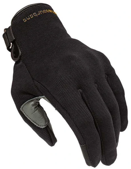 TUCANO URBANO EDEN YAZLIK DERİ ELDİVEN SİYAH GRİ - Resim 2