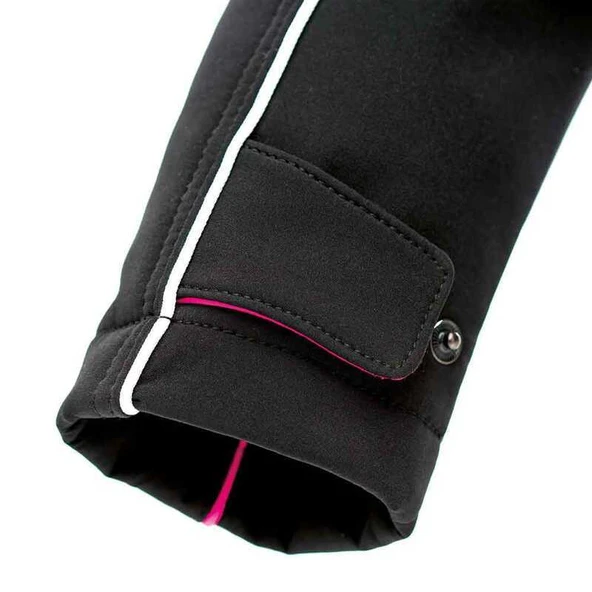 TUCANO URBANO OVETTA CE SHOFTSHELL KADIN CEKET SİYAH-FUŞYA - Resim 4