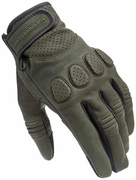 TUCANO URBANO GIG PRO DERİ ELDİVEN KOYU YEŞİL - Resim 2