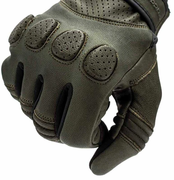 TUCANO URBANO GIG PRO DERİ ELDİVEN KOYU YEŞİL - Resim 5