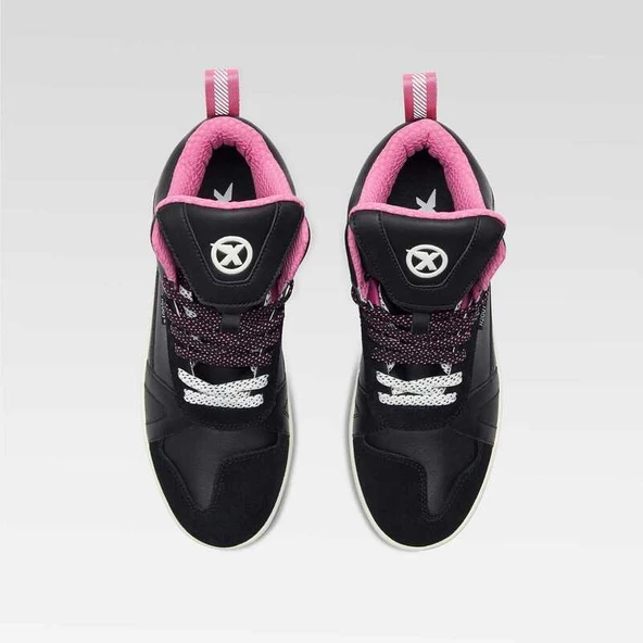 XPD MOTO-1 DERİ LADY H2OUT SNEAKERS SİYAH - Resim 4