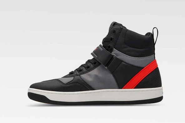 XPD MOTO PRO SNEAKERS ANTRASİT KIRMIZI - Resim 4