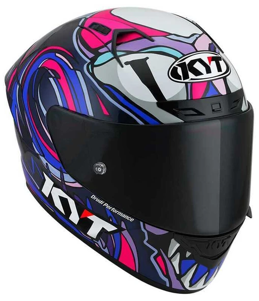 KYT NZ RACE KASK BASTIANINI - Resim 4