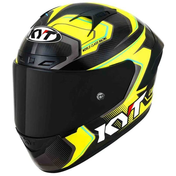 KYT NZ RACE KASK CARBON COMPETITION YELLOW ürün görseli