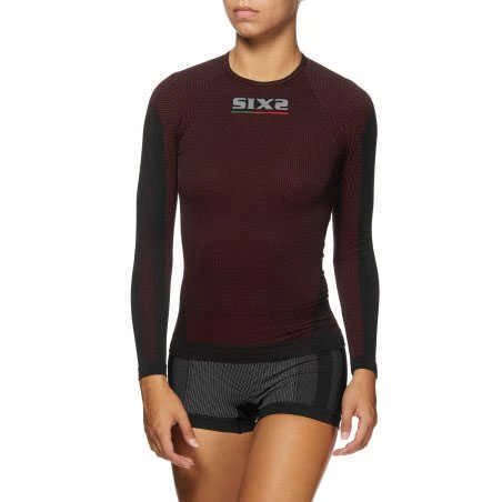 SIX2 TS2 4 MEVSİM TERMAL UZUN KOLLU T-SHIRT KOYU KIRMIZI - Resim 5