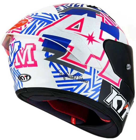 KYT NZ RACE KASK ESPARGARO - Resim 3