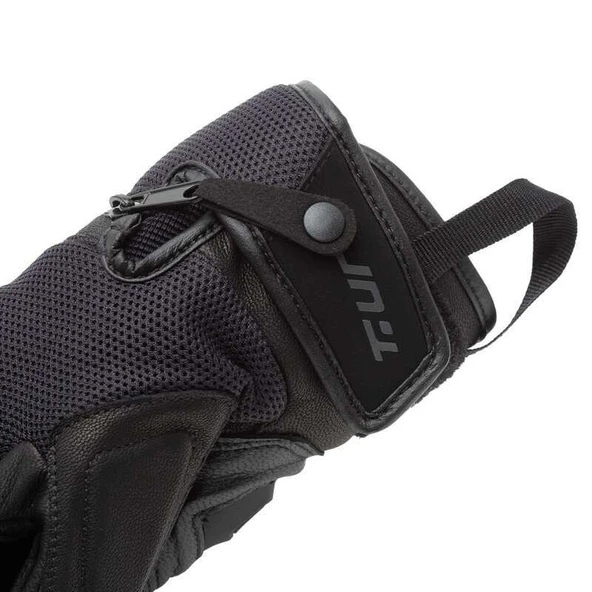 T.UR G-FOUR ELDİVEN SİYAH KIRMIZI - Resim 6