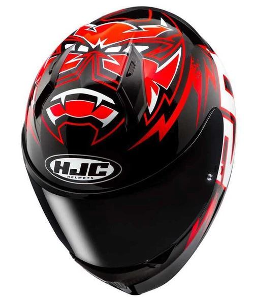 HJC C10 KASK DIABLO MASK MC1 - Resim 4