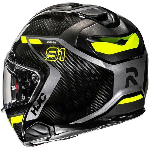 HJC RPHA91 KASK CARBON LAGOS MC3H - Resim 3