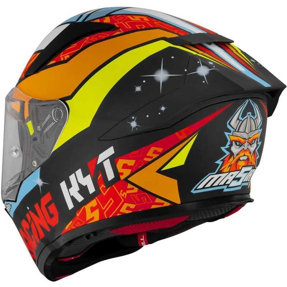 KYT R2R KASK MAX MASIA 2022 EDITION MATT - Resim 5