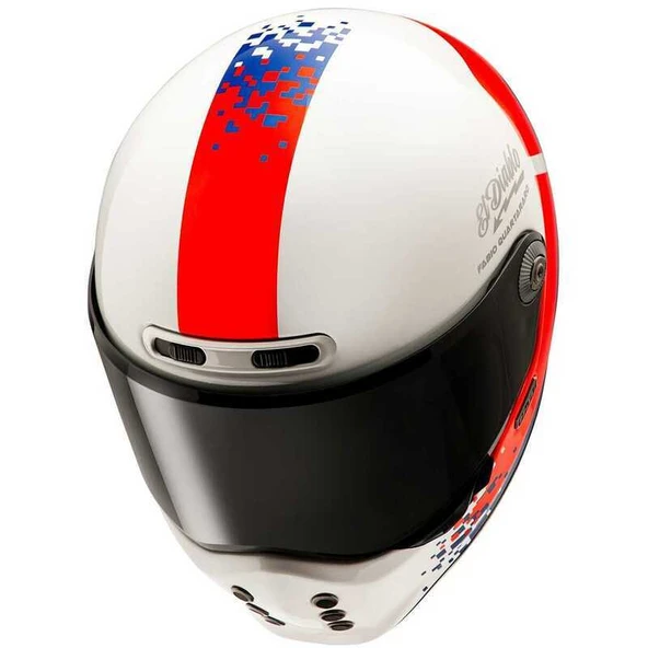 HJC V10 KASK FQ RETRO MC21 - Resim 5
