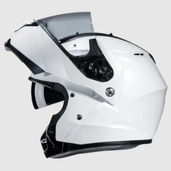 HJC C91N KASK İNCİ BEYAZI - Resim 4