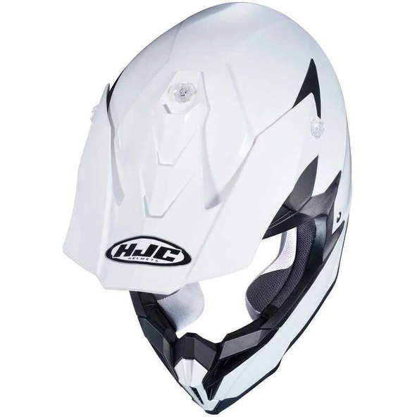 HJC i50 KASK BEYAZ - Resim 3
