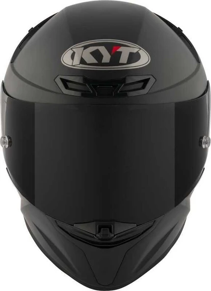 KYT TT-REVO KASK PLAIN MATT BLACK - Resim 3