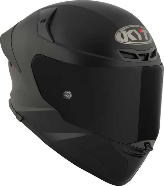 KYT TT-REVO KASK PLAIN MATT BLACK - Resim 2