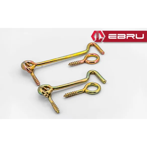 , Kapı Pencere Halkalı Çengel, Kanca Kilit 40 - 10 Adet ürün görseli