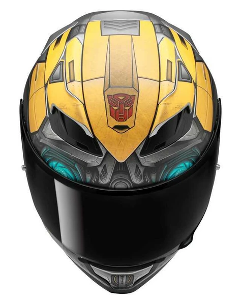 HJC F71 KASK BUMBLEBEE HASBRO MC3SF - Resim 2