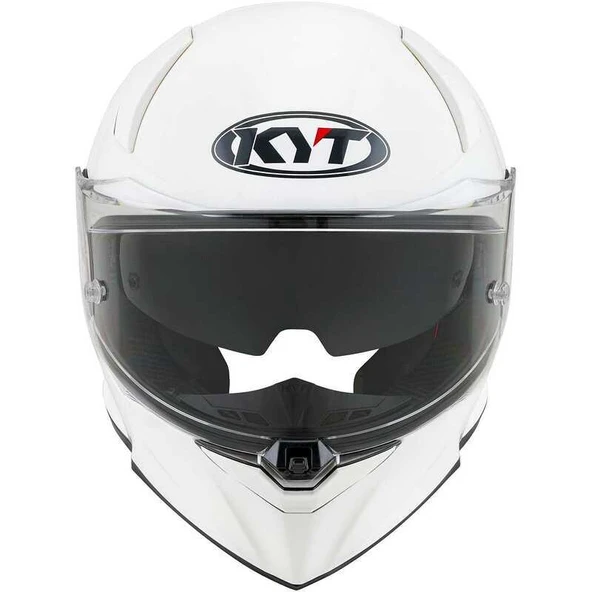 KYT R2R KASK PLAIN WHITE - Resim 3