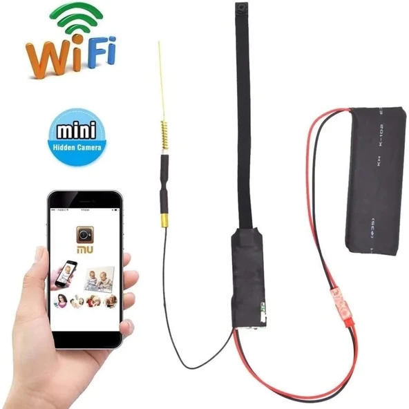 1080p Ip Modül Full Hd Wifi Kamera Güvenlik Bakıcı Kamerası - 2