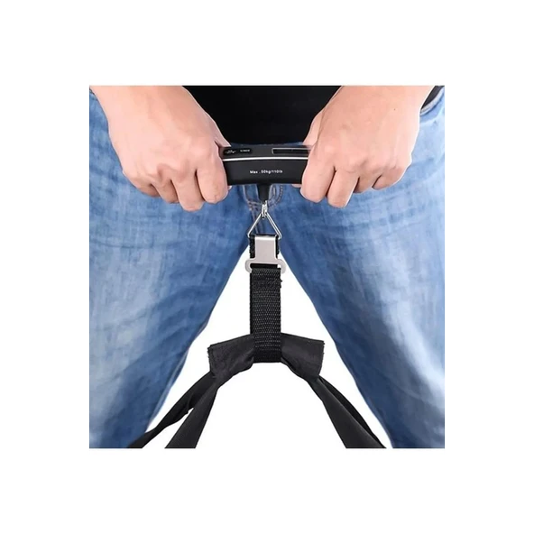 Dijital Işıklı Elektronik Askılı El Bagaj Tartısı Bavul Kantarı Seyahat Çantası 50kg - 5