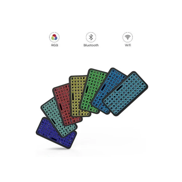 Mini Klavye Smarttv Işıklı Bluetooth Kablosuz Televizyon Ps3 Dizüstü Tabletler Ve Telefonlar İçin - 6