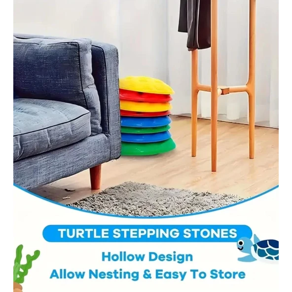 Çocuk Yarım Küre denge Ve Koordinasyon Adası 6 Lı Set - 2