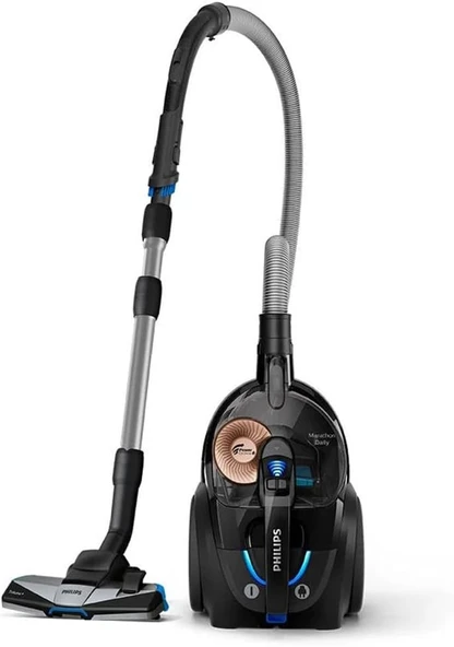 Philips Marathon Daily Torbasiz Elektrikli Süpürge, 750W, PowerCyclone 8, Alerji Kilit Sistemi, Allergy H13 Filtre, CarpetClean Başlık (XB7150/07) ürün görseli