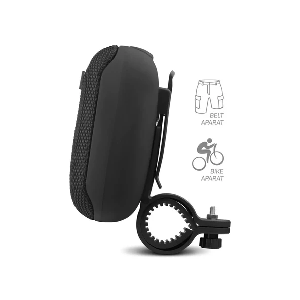 Bisiklet Motorsiklet Gidon Kemer Aparatlı Hafıza Kartı Usb Girişli Bluetooth Hoparlör - 5