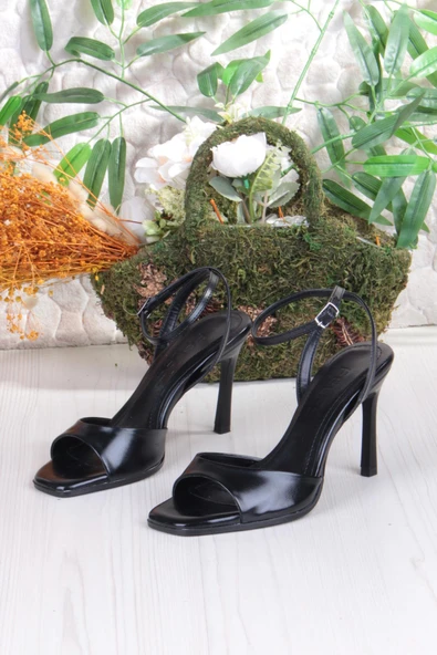 Fort 018-101 Fls Cilt Bilekten Bağlı Tek Bant Topuklu Ayakkabı - Resim 6